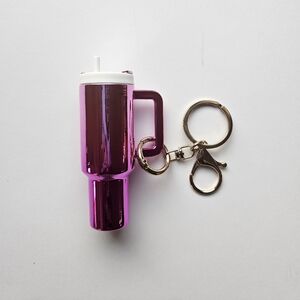 Mini Stanley  Tumbler Keychain Accessories  , Lip Balm Or Chap Stick Holder